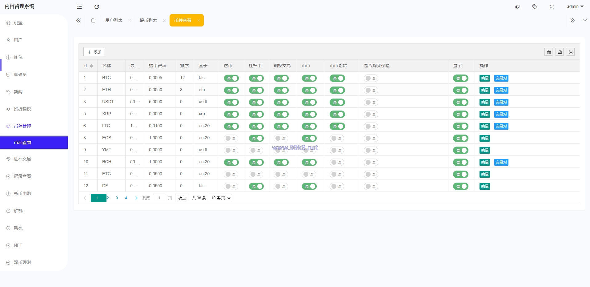 图片[27]-全新区块链交易所/IEO/锁仓挖矿/秒合约/币币交易/双套UI - 海外源码-出海源码-精品优选源码资源平台-海外源码-出海源码-精品优选源码资源平台