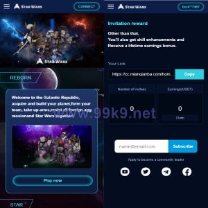 英文版星球大战区块链/锁仓挖矿/挖矿投资系统/MetaMask登录 - 海外源码-出海源码-精品优选源码资源平台-海外源码-出海源码-精品优选源码资源平台
