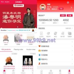 双语言版竞拍系统/竞拍转拍源码/竞拍商城/商场寄售系统 - 海外源码-出海源码-精品优选源码资源平台-海外源码-出海源码-精品优选源码资源平台