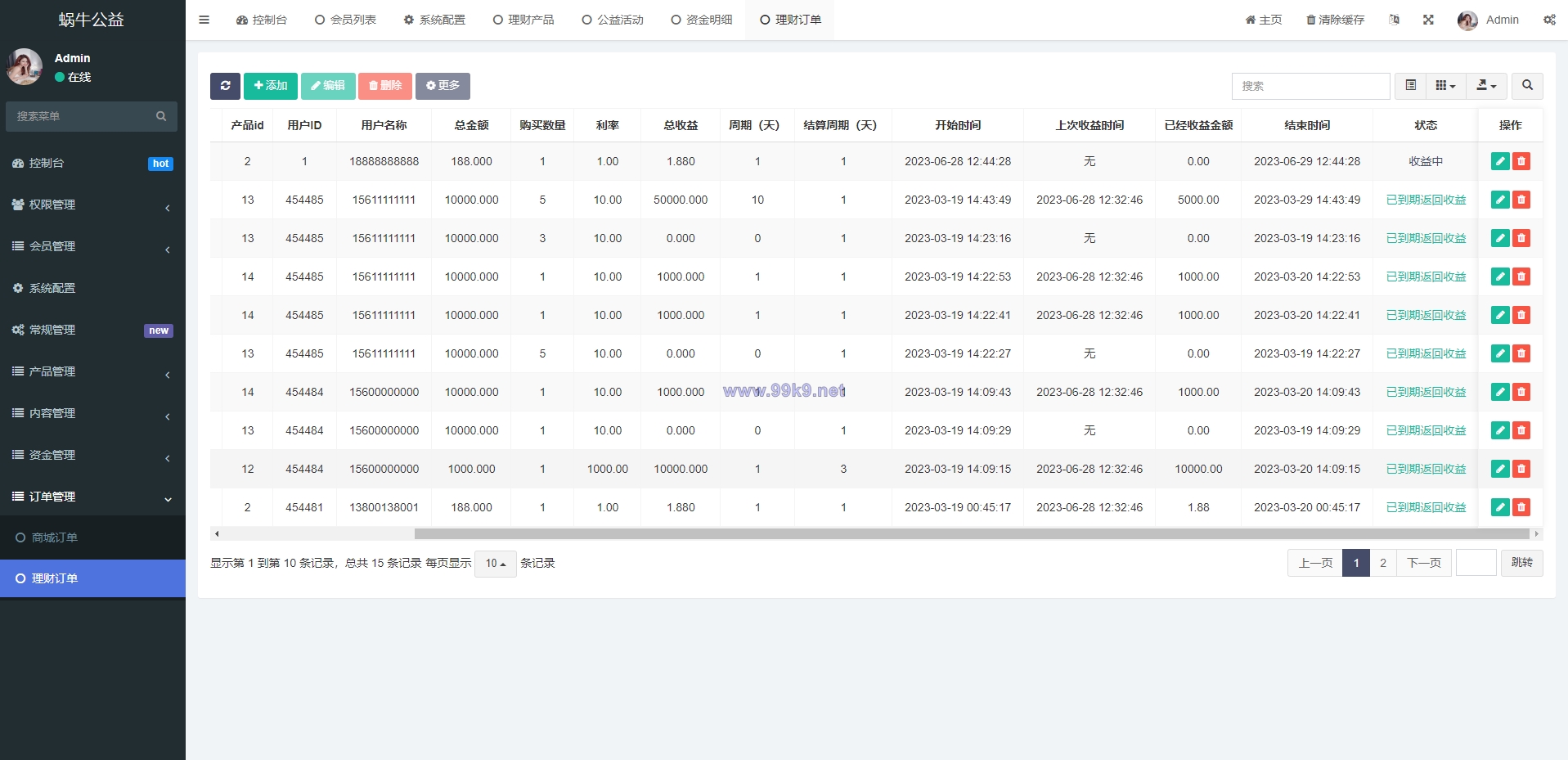 图片[21]-新版公益投资系统/扶贫投资理财/爱心捐赠/三级分销 - 海外源码-出海源码-精品优选源码资源平台-海外源码-出海源码-精品优选源码资源平台