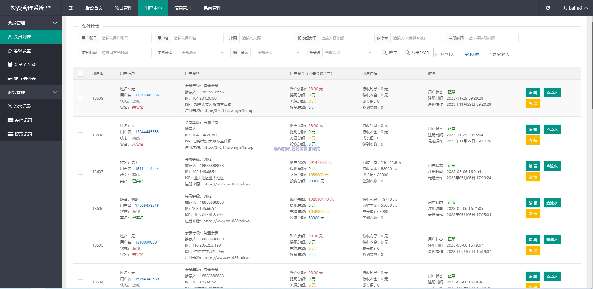 图片[19]-项目投资理财系统/投资众筹系统/分红返利 - 海外源码-出海源码-精品优选源码资源平台-海外源码-出海源码-精品优选源码资源平台