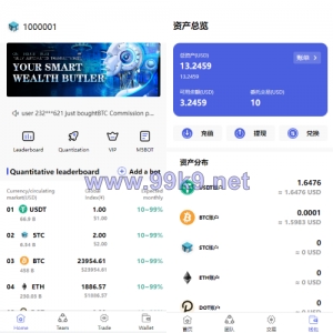 全新量化机器人/区块链投资系统/量化交易源码/前端uinapp - 海外源码-出海源码-精品优选源码资源平台-海外源码-出海源码-精品优选源码资源平台