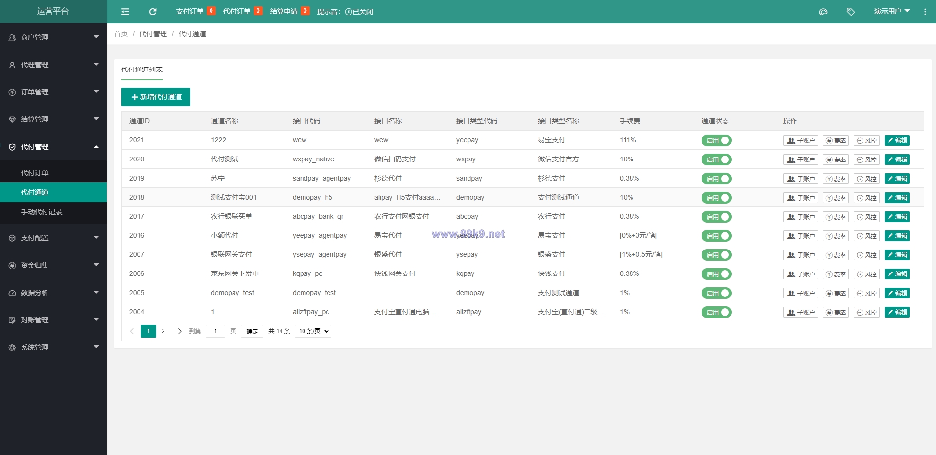 图片[6]-XxPayPro最终版/XxPay聚合支付系统/三方支付源码 - 海外源码-出海源码-精品优选源码资源平台-海外源码-出海源码-精品优选源码资源平台